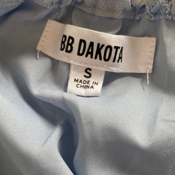 BB DAKOTA Light Blue Lace Mini Dress NWOT - Picture 5 of 5